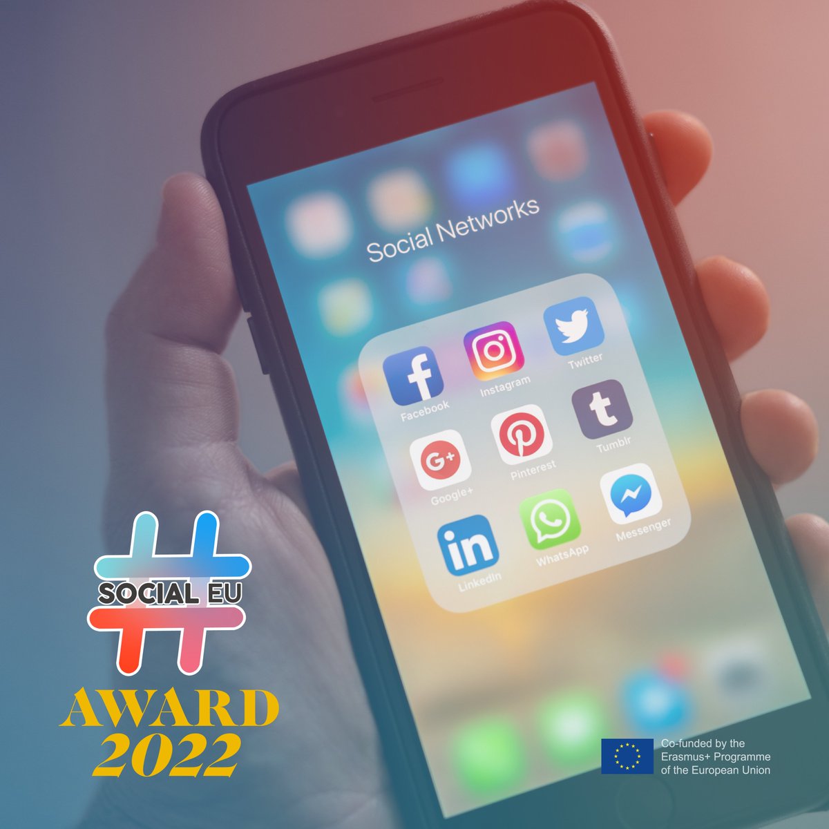 🚀 #SocialEUAward IS BACK AGAIN🚀
🏆 Candidate and win an award that recognize best social media communications in EuProjects.🏆
Fill up this form to submit your #ErasmusPlus project
➡️ bit.ly/socialeu-award
🗓 Deadline: 11th January 2023
#SocialEu #Dissemination #EuProject
