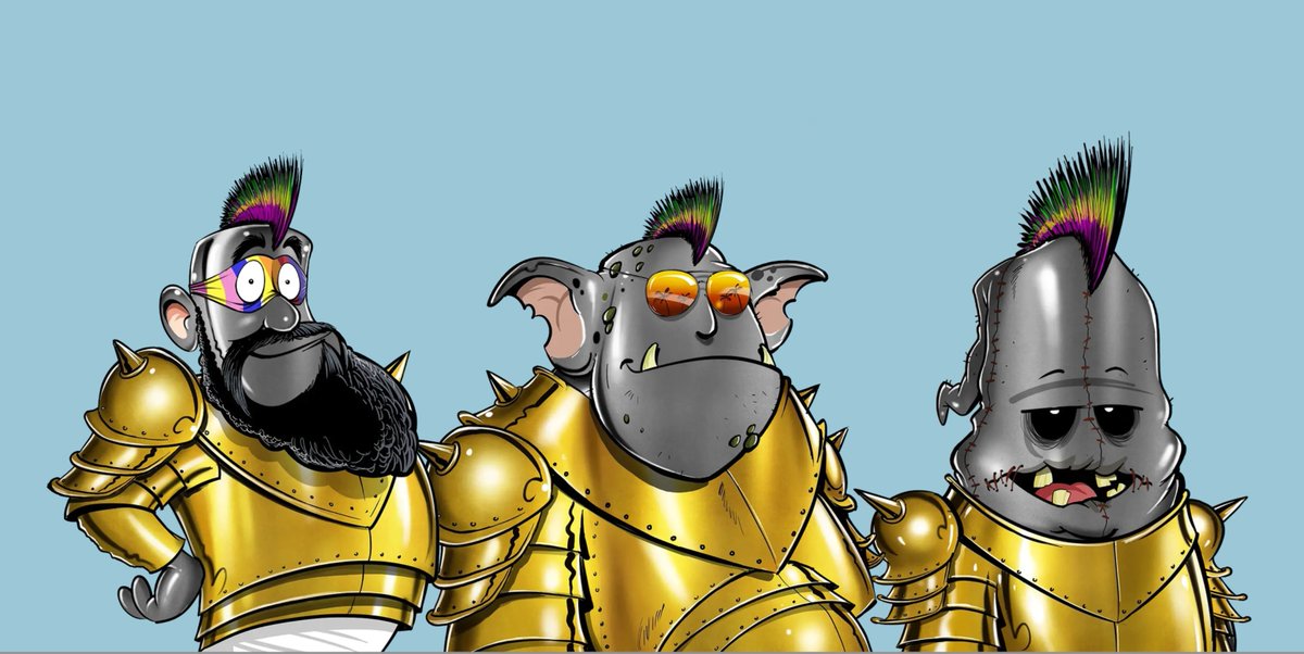 Added a punk hair wizard and 2 armor @Trippies today! I then upgraded a couple of my silver skins in the changing room!! 😍

If you own Trippies, start making them as cool as they can be by getting involved in the game and also earn in-game rewards! 👀

#NFT #NFTs #NFTCommunity