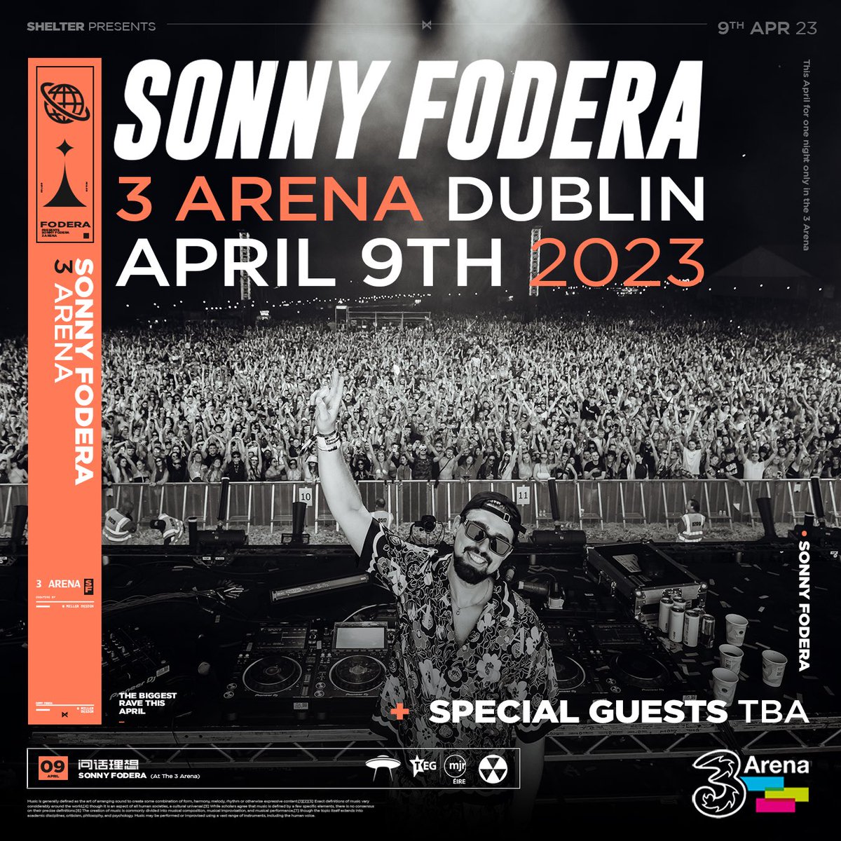 sonnyfodera's tweet photo. 🇮🇪 DUBLIN! 🇮🇪 I can’t believe it 🤯I’m doing my first ever arena show in one of my favourite cities in the world! I’m coming to the legendary 3Arena in April 2023. Who’s ready for a party then? Sign up via the link in my bio. Dublin, LFG! https://t.co/5t4S5FS3gV