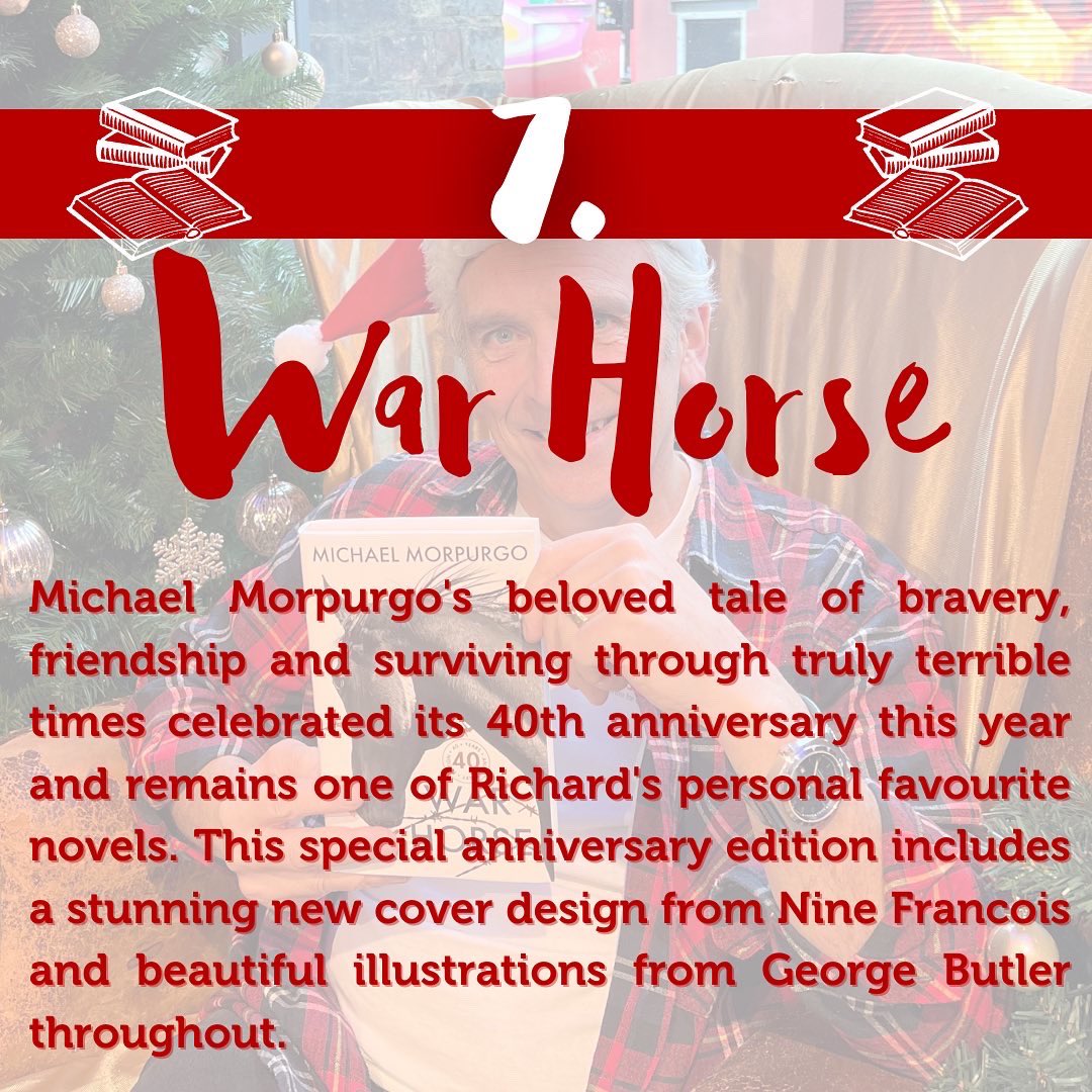 7Stories's tweet photo. Our fabulous Creative Lead in Residence @therroneill selects Day 7: 

“Before it’s many adaptation, there was War Horse the novel, and what a novel it remains! Morpurgo truly brings this remarkable story to life with his powerful command over the English language and humanity.” https://t.co/rSwkbtN9ik