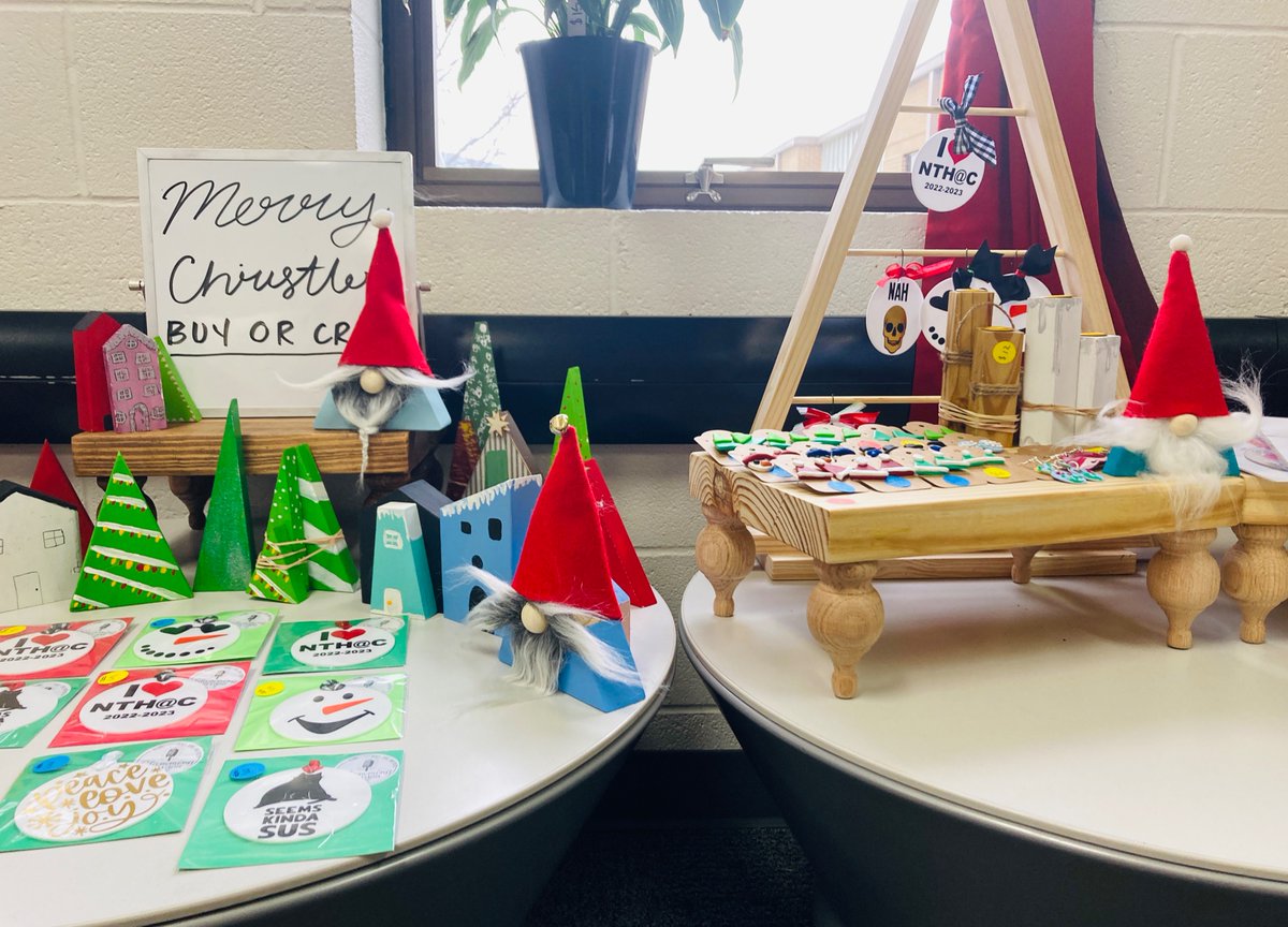 NicoleS_NTHC's tweet photo. Hey everybody! We still have plenty of goods left over from #Slamming4aCause and it’d be really cool if you stopped by to grab something! We will also be selling baked goods and t-shirts during Independent Study today and tomorrow! Grab something while you still can! https://t.co/ElZo827fYX