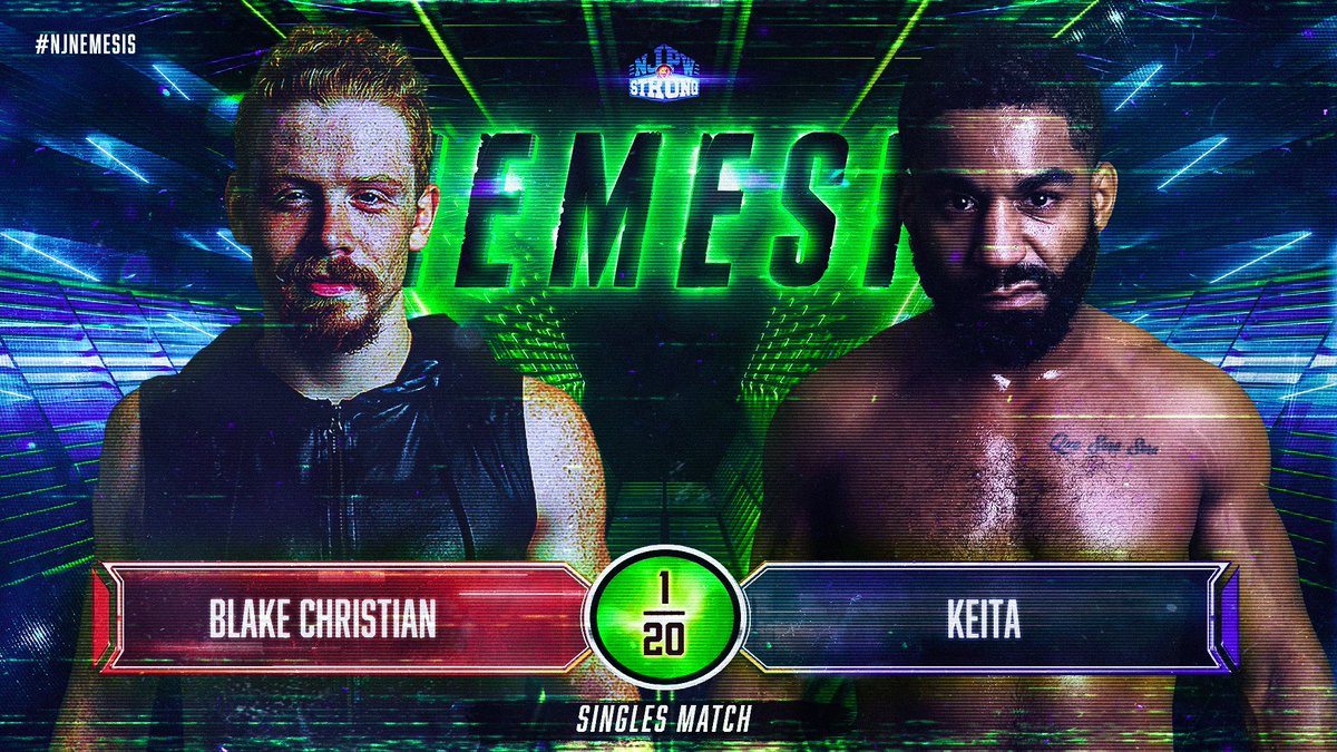 NJPWofAmerica's tweet photo. β#njNEMESIS 12/11 at the Vermont Hollywood!
In action:
β#BULLETCLUB @JayWhiteNZ @elpwrestling vs @Hiku_Leo @Alan_V_Angels
β@caristicomx vs @ItsMisterioso
β@RealJeffCobb vs @BADDUDEtito
β@_BlakeChristian v @KEiTAyourHeart
ποΈ https://t.co/8ccUVV2svb
#njpwSTRONG https://t.co/8P6iBBhzou
