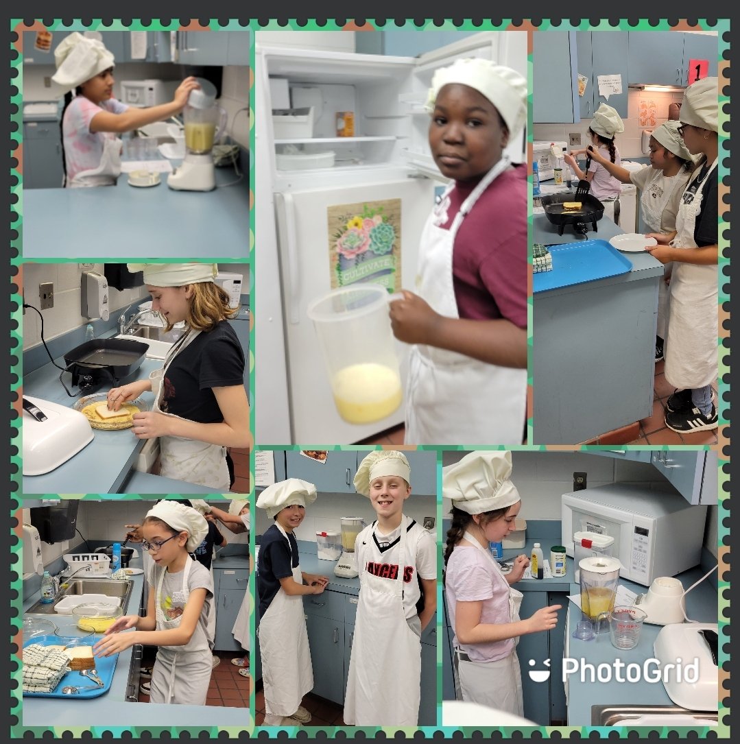 senewby's tweet photo. 6th grade French Toast lab. @Landstownms https://t.co/QbVtmjL43S