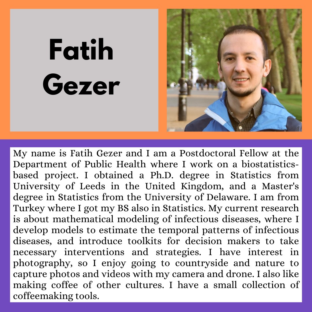 clemsonpostdocs's tweet image. Meet this week&apos;s Postdoc Spotlight, Fatih Gezer!