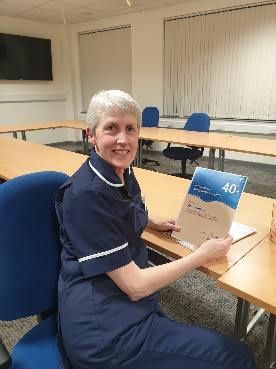 MYQualityImpro1's tweet photo. Our very own @AnnWathall @MidYorkshireNHS recieved her 40 year service to the NHS 🌟👏 Congratulations on your service anniversary 💕 @MYDeputyCNurses @tamedprince @Diamond16Rachel https://t.co/82uOvwEKec