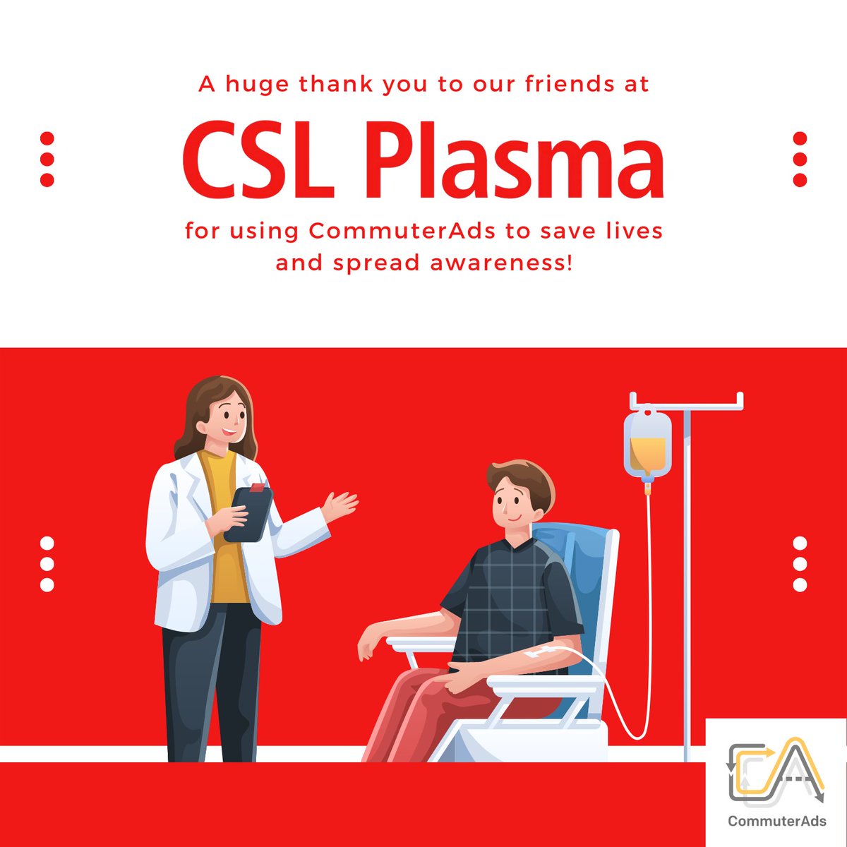 We appreciate our clients very much. CSL Plasma has been with us for quite some time and will be continuing with us in 2023. Thank you <a href="/CSLPlasma/">CSL Plasma</a> for letting us contribute to the important work that you do!