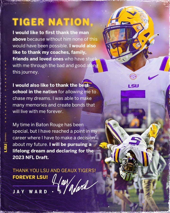 Forever LSU 🤞🏾💛