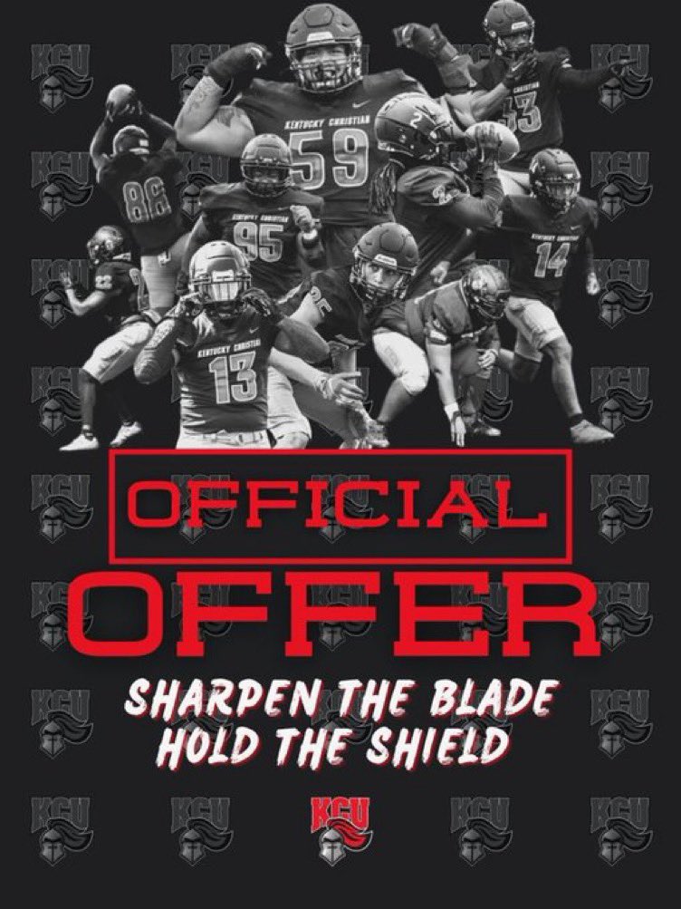 Blessed to have received a Scholarship Offer from Kentucky Christian University <a href="/KentuckyChristi/">Kentucky Christian U</a> @CoachKFurness 

<a href="/CoachS_Kurtz/">Coach Kurtz</a> <a href="/JUCOFFrenzy/">JUCO Football Frenzy</a>