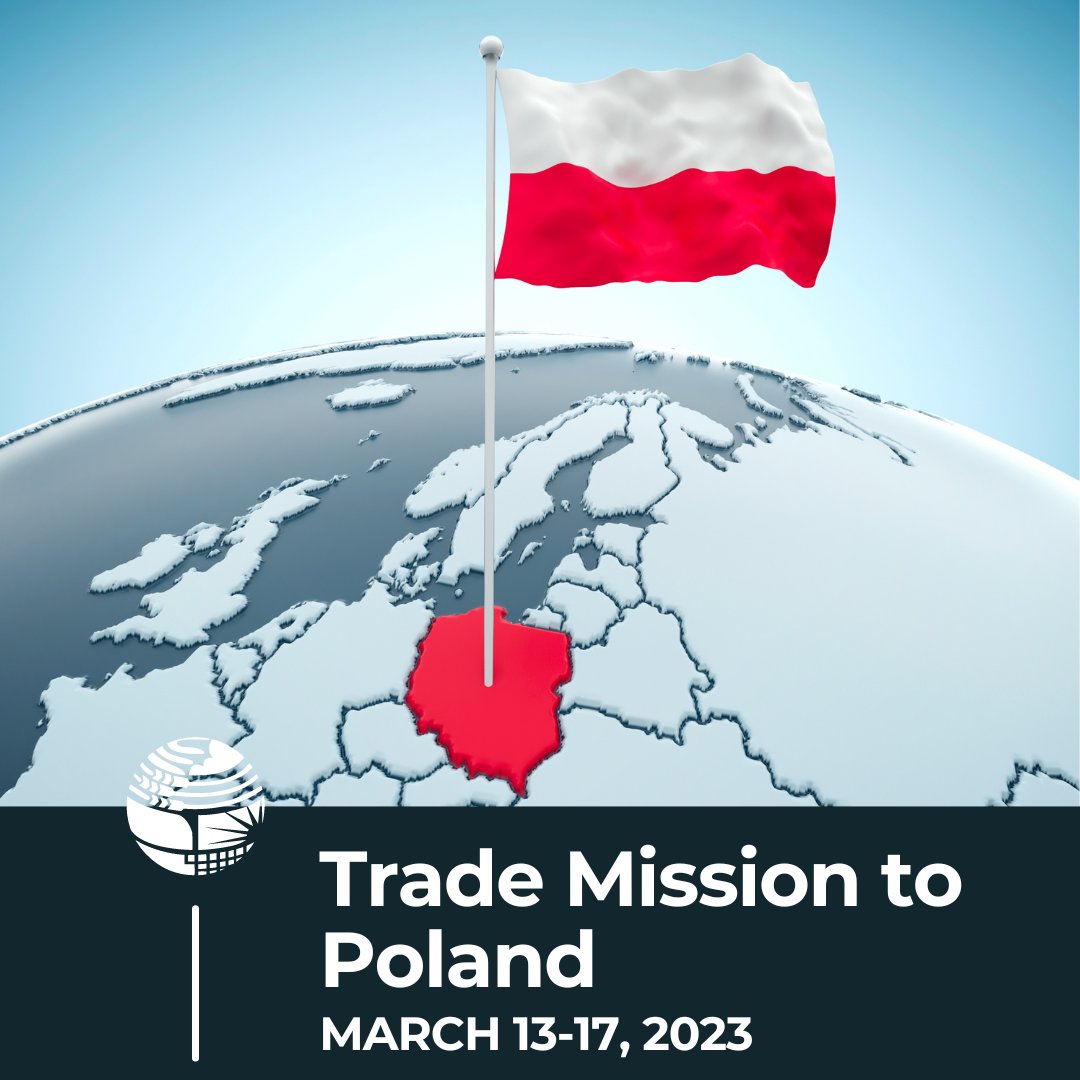 We'd love to have you join us on our Trade Mission to #Poland in March 2023! In partnership with <a href="/AHP_Group/">AHP_Group</a>, we will learn more about its robust infrastructure and potential for #trade. RSVP today: bit.ly/3DZGdLz