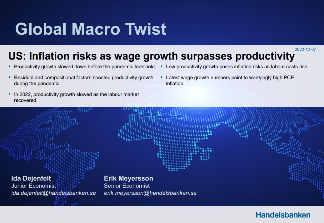 🌎🌍🌏 Macro Twist: US #inflation risks as wage growth surpasses productivity
A very interesting read. The first of, I'm sure, many macro twists from our new economist <a href="/dejenfeltida/">Ida Dejenfelt</a> 💪
Voilà:  reonapi.researchonline.se/f/Y6ZBcz_nY1XG…