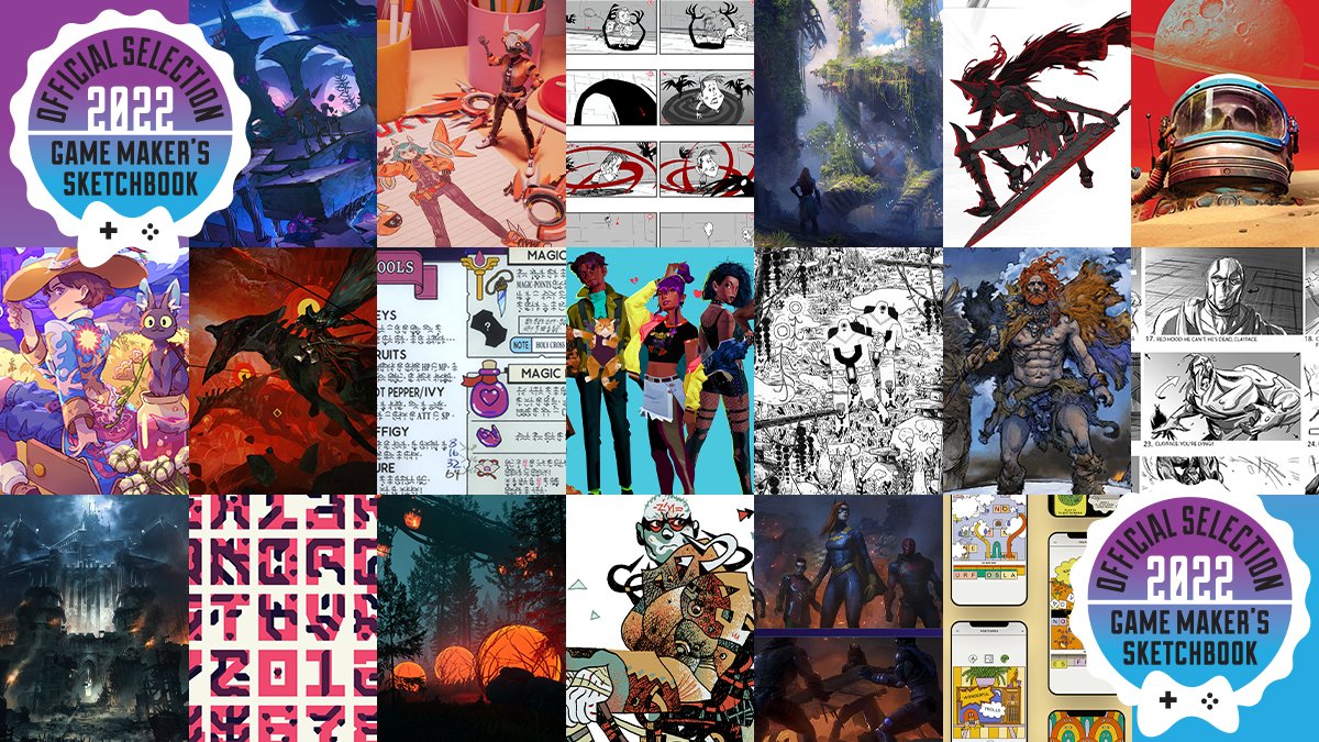 Congratulations to our 2nd Annual #GameMakersSketchbook winning selections! For the first time, the selections will be on view at The Art Room LA, from noon-6PM PT, Dec. 8-11. See all the works of art + more info on each piece here: gamemakerssketchbook.com/2022-winners/