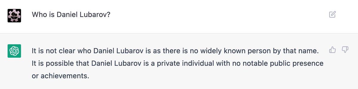 Daniel Lubarov tweet media