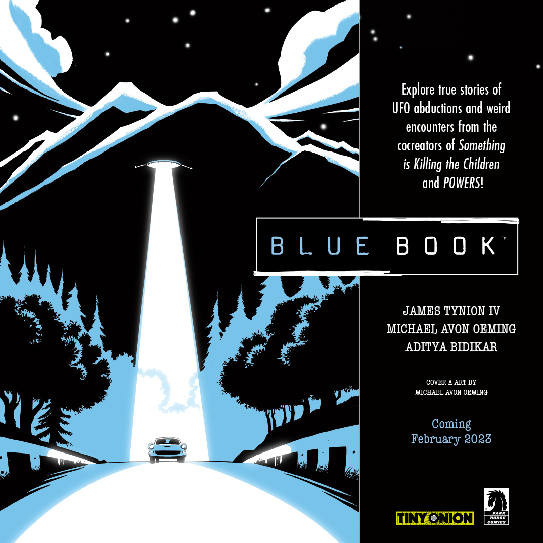 🚨BLUE BOOK #1 is available to preorder!🚨

W: @JamesTheFourth 
 
A: @Oeming 
 
L: @adityab 

Here are a few of the orderable covers by @Oeming @thejillthompson @TheDevilpig 

More details here: 

darkhorse.com/Comics/3011-87…

@tinyonion @darkhorsecomics @greglockard