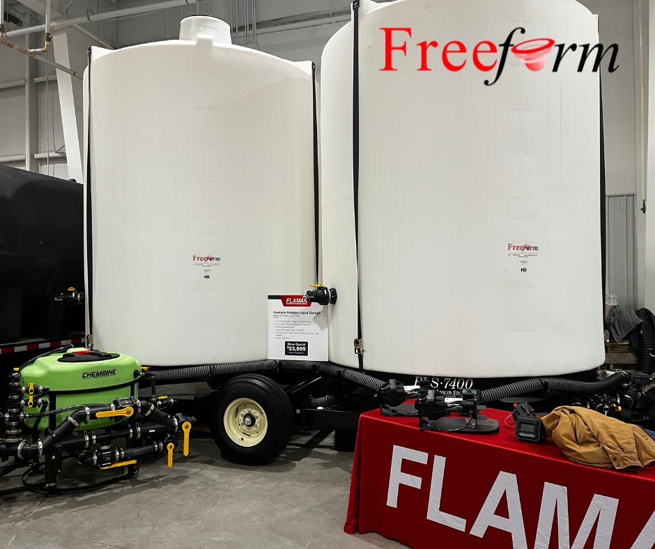 FreeformP's tweet photo. We're here for For @flamangroup  #AgBusinessConnect networking &amp; training customers &amp; suppliers on our #chembine #hottank Dura Products &amp; Portable Liquid Handling Systems.

#tradeshow #AgTwitter https://t.co/vdy6ZMLPUg