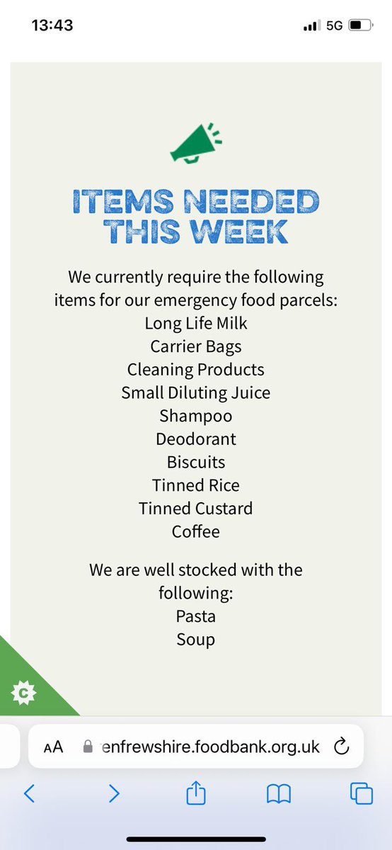 Braehead AFC (@braeheadafc) on Twitter photo Braehead are collecting for our local <a href="/Ren_Foodbank/">Renfrewshire Foodbank</a> this December. A great cause for local people! If anyone would like to contribute then please hand a bag to any player or management team - <a href="/garytomlinson89/">Gary Tomlinson</a> <a href="/ryancraig123/">Ryan Craig</a>
<a href="/OfficialSMAFA/">SMAFA</a> Braehead are collecting for our local <a href="/Ren_Foodbank/">Renfrewshire Foodbank</a> this December. A great cause for local people! If anyone would like to contribute then please hand a bag to any player or management team - <a href="/garytomlinson89/">Gary Tomlinson</a> <a href="/ryancraig123/">Ryan Craig</a>
<a href="/OfficialSMAFA/">SMAFA</a>