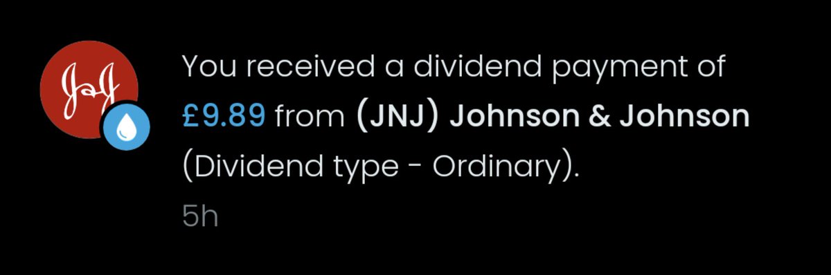 DividendsUK's tweet photo. Today's #dividend received $JNJ

 Re-invested as usual, #BrickByBrick #snowball https://t.co/3l7YXGhBJG