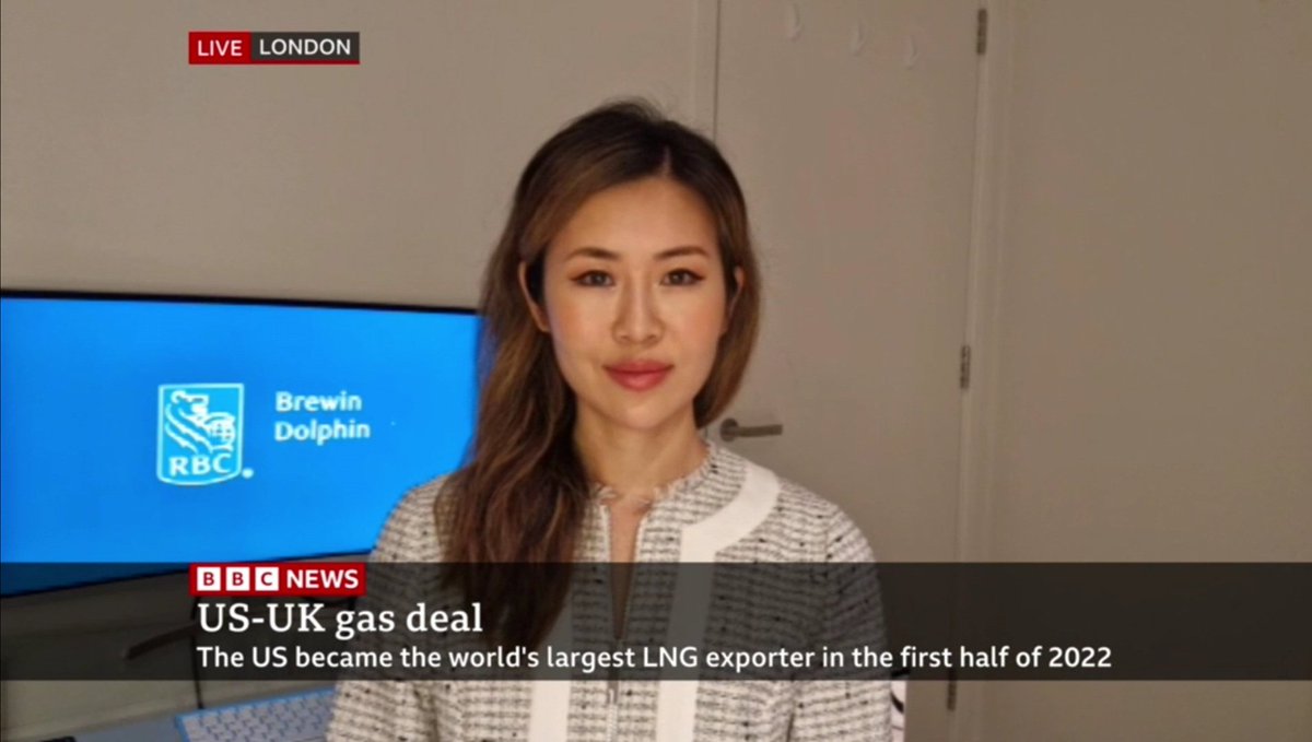 Janet Mui (@janetmui1) on Twitter photo Delighted to be a guest on <a href="/BBCNews/">BBC News (UK)</a> and <a href="/BBC/">BBC</a> World twice this morning to discuss the latest market developments. We discussed the US-UK LNG deal which will support UK energy security and collaboration on global renewable investments.
<a href="/brewindolphin/">RBC Brewin Dolphin</a> Delighted to be a guest on <a href="/BBCNews/">BBC News (UK)</a> and <a href="/BBC/">BBC</a> World twice this morning to discuss the latest market developments. We discussed the US-UK LNG deal which will support UK energy security and collaboration on global renewable investments.
<a href="/brewindolphin/">RBC Brewin Dolphin</a>