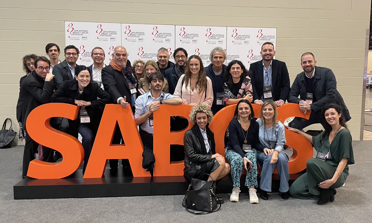 From Italy with ❤️ 
#SABCS2022 @SABCSSanAntonio @AIOMtweet