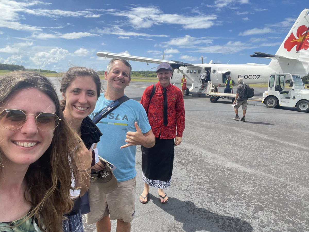 We made it to Futuna! Now to meet one of the Kings of Futuna to present some whiskey from Ireland. Then off to explore the peatland on Mt Puke #NewConnectsGrant #PacificFund #peatlands #climatechange @uccBEES @SEFSUCC @UCCEnvScience