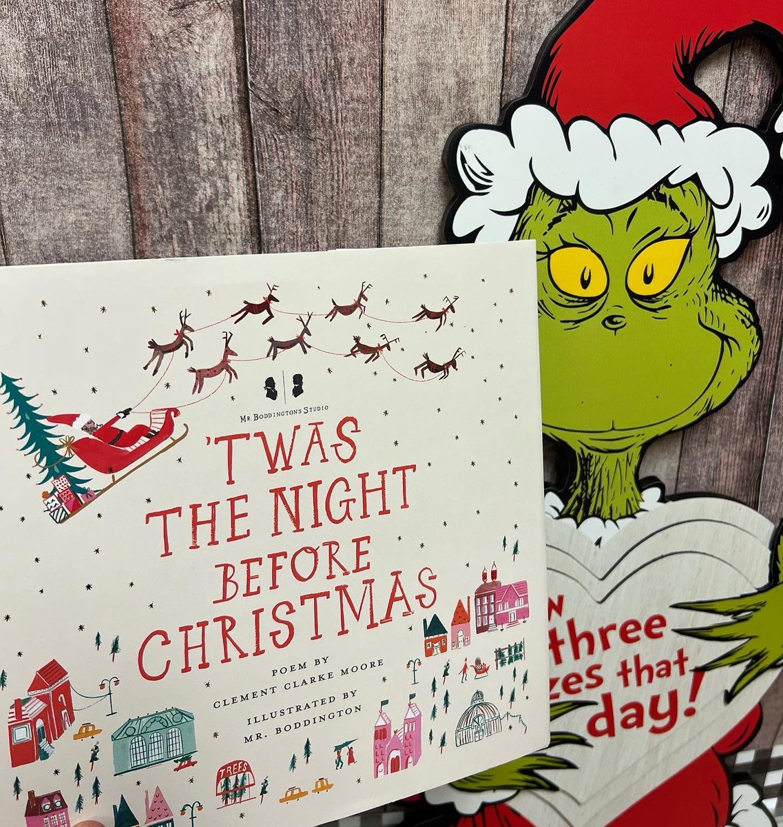 TrinityEliteEdu's tweet photo. #WhatAreYouReadingWednesday means sharing some of our favorite holiday picture books with you!🌲❤️💚
Here are some favorite book recs thanks to our literacy coach, Angela! 🥳
#TrinityEliteEdu #PictureBooks #ChristmasBooks #PDWithDrGG https://t.co/SUnRjnCmYt