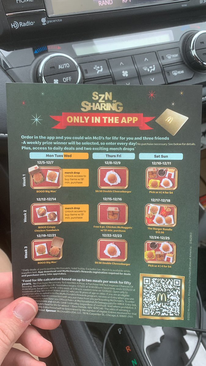 Craigmoallen's tweet photo. McDonald’s Battle Pass https://t.co/9e5rhmz9mR