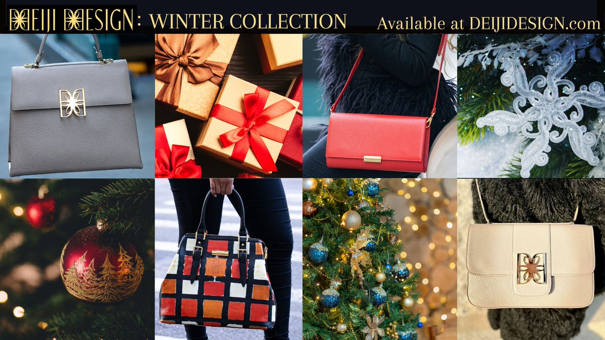deijidesign's tweet photo. DEIJIDESIGN's Winter Collection features stunning and luxurious bags handcrafted with the finest leather by premier Italian Artisans. Experience the Beauty and Elegance of DEIJIDESIGN today. Shop now at https://t.co/fU1j0PVFqQ. #Wednesday #deijidesign #designerbags #GiftGuide https://t.co/rozFPsW1OQ
