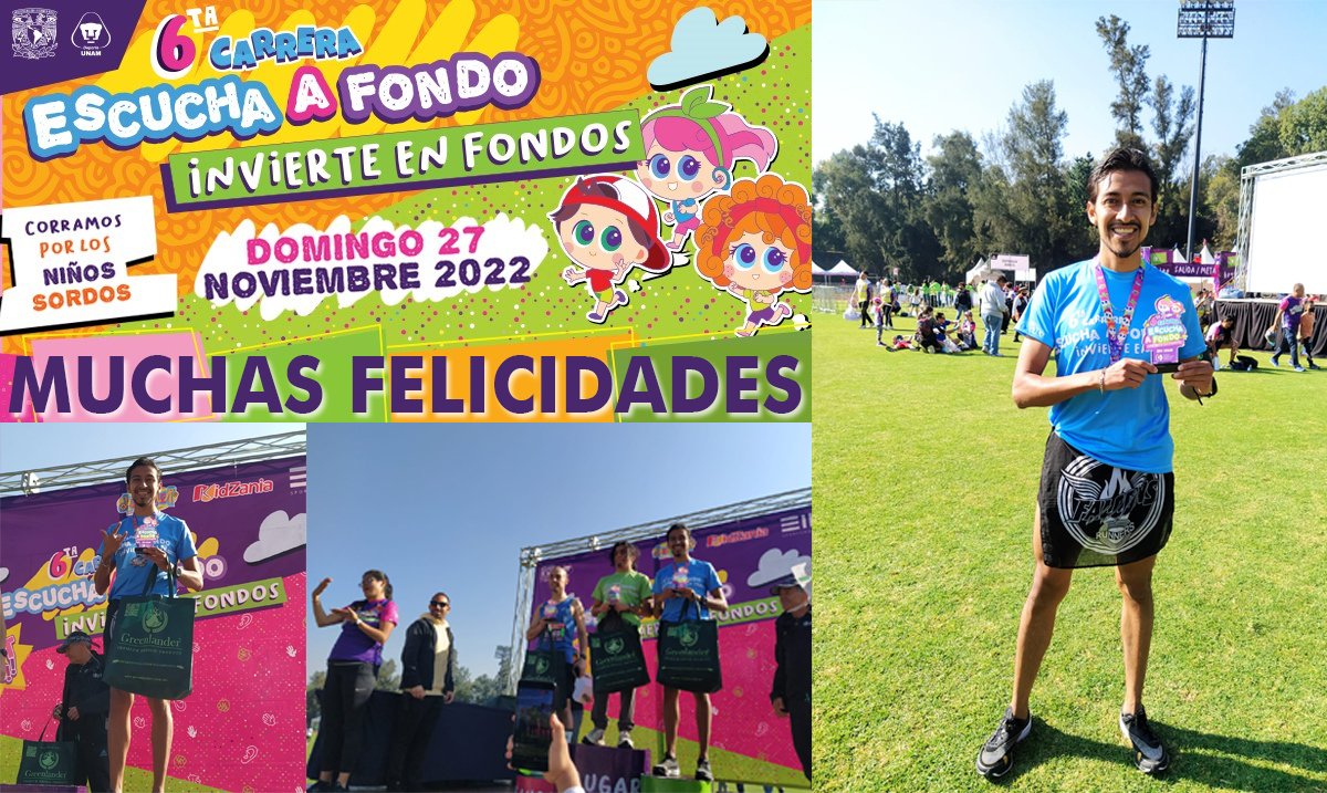 FalconsRunners's tweet photo. MUCHAS FELICIDADES SOREM
Por conseguir el 2do Lugar en la carrera #EscuchaaFondo (Donde años anteriores ya habías logrado podium).
Eres un gran ejemplo a seguir, y el éxito lo tienes bien merecido. @Sorem_Soriano 
#FalconsRunners #SomosCorredores # #Podium #EScuchaAFondo #Run https://t.co/g30HobUlfv