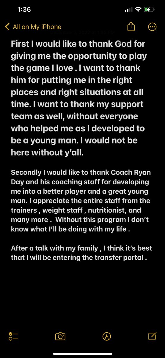 JaylenJohnson21's tweet photo. Thank you Buckeye Nation, forever and always a buckeye . Now it’s time for me to move on and continue my dreams ! https://t.co/4cNAfC1KQw