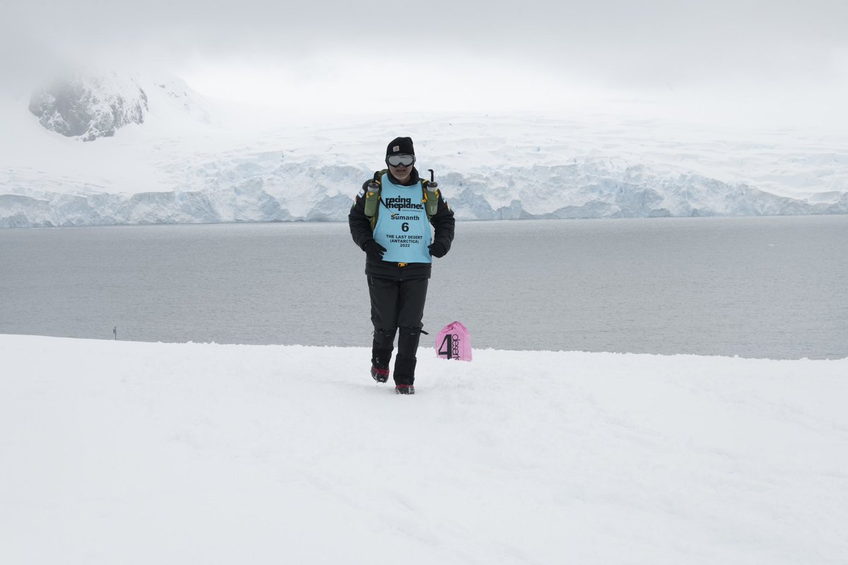s_cidambi's tweet photo. Last week, I finished a multi day multi stage race organised by @racingtheplanet in the Antártica

I received a medal for my efforts

Seen here with me is Hernan, the course director. In the last pic are the medical team - Drs Adam and Julie

#Morethanarace https://t.co/jJLK5VrWb4