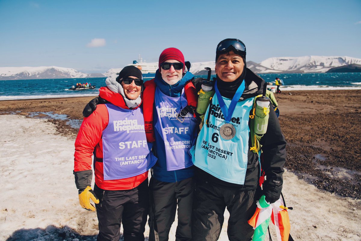 Last week, I finished a multi day multi stage race organised by <a href="/racingtheplanet/">RACINGTHEPLANET</a> in the Antártica

I received a medal for my efforts

Seen here with me is Hernan, the course director. In the last pic are the medical team - Drs Adam and Julie

#Morethanarace