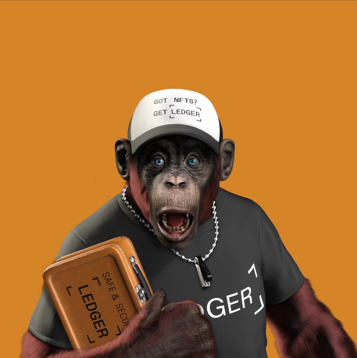 FightbackApes's tweet photo. We are excited to see all your apes with our partner traits @AtariX and @Ledger!! Let's see your apes rocking the Atari and Ledger gear👇

Want to create your own ape? 
Create here: https://t.co/sUjah4xl68
Mint here on @Coinbase_NFT: https://t.co/zsF3LuwcUr https://t.co/dMxssi9HVr