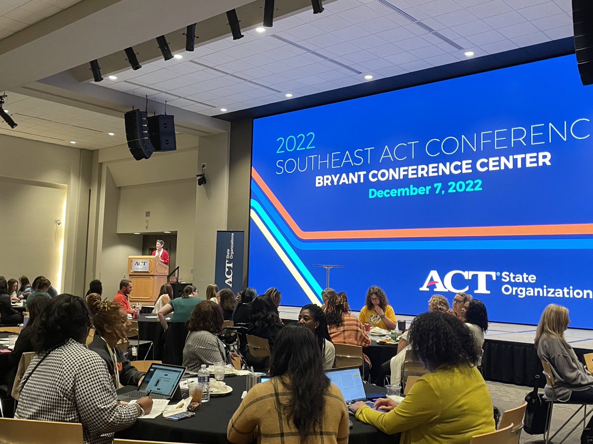 We are getting to hear from @ACT CEO Janet Godwin today at the Southeast ACT Conference #seACT #ACTStateOrgs #HereWeGrOw #ACTforImpACT