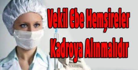 #VekilEbeHemşireyiDuy #VekilEbeHemşireyiDuy <a href="/vedatbilgn/">Vedat Bilgin</a>  sayın bakanım kadromuzu sizden duymak istiyoruz