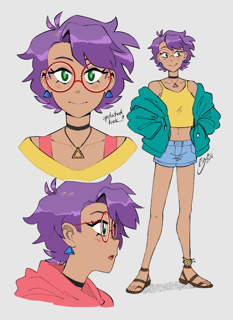 so uhhh BIG news... I've updated Maya's look!! this might be the first major redesign I've given her in almost 8-9 years and I'm super happy with this new direction :') ✨ 