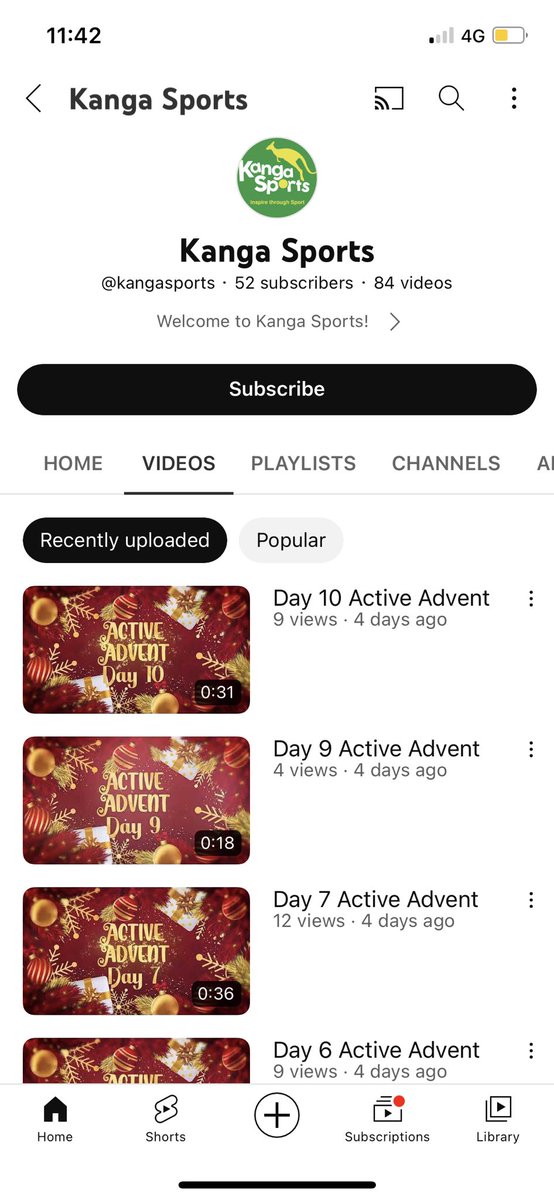 KangaSports's tweet photo. Don’t forget to check out our #activeadvent daily activities on YouTube! Challenge our coaches and share your successions🤩 #kangaactiveadvent #challenge #coaches #pesspa #activelessons #activeclassrooms #engagingall https://t.co/yfVr5ybSUJ