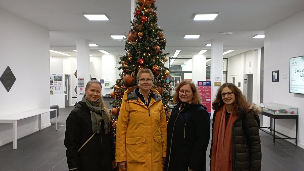 Lovely to host the <a href="/NordGen/">NordGen</a> team yesterday <a href="/cardiffuni/">Cardiff University</a> <a href="/CUBiosciences/">Cardiff University School of Biosciences</a> <a href="/MolEcolCU/">Molecular Ecology Cardiff University</a> . We learnt about their work, and had the opportunity to share our own biobanking infrastructure journey. #knowledgesharing