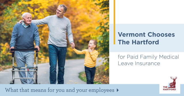 GVanderbeken's tweet photo. The State of Vermont has selected The Hartford to provide Paid Family and Medical Leave Insurance (FMLI) to state employees on July 1, 2023. Learn more here: https://t.co/GgINUUO6Jy #iwork4thehartford https://t.co/iaSPebYtQN https://t.co/l3PBoYnCb9
