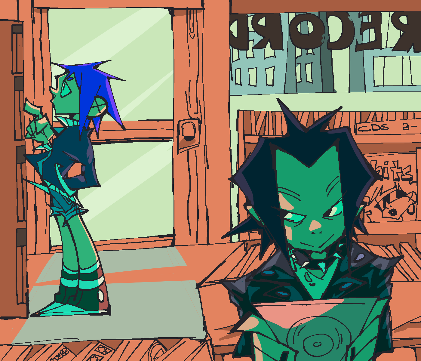 🤓герман поршень🚘 on Twitter: "at the record shop #ArtistOnTwitter # ...