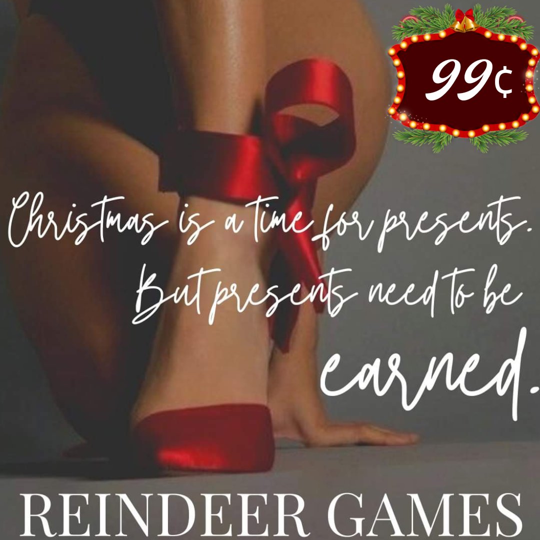 Oh my goodness! #only99cents
Reindeer Games
By: R.B. O'Brien

Put a little steam into your holiday stocking!

Grab Your Copy Today!
books.bookfunnel.com/naughty-noel/e…

#steamyholidayromance #bdsmromance #MustRead #steamyread #spicybook #BookRecommendations 

@rbobrien120