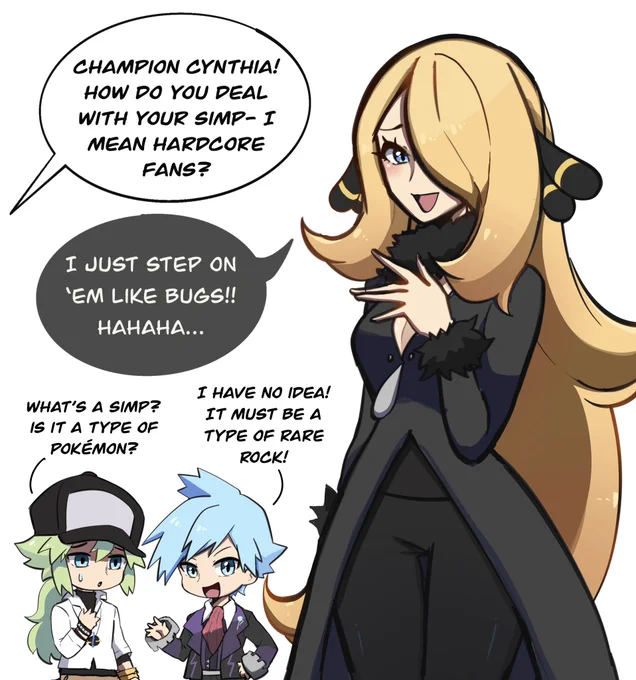 Interview with Cynthia about her Pokemon  