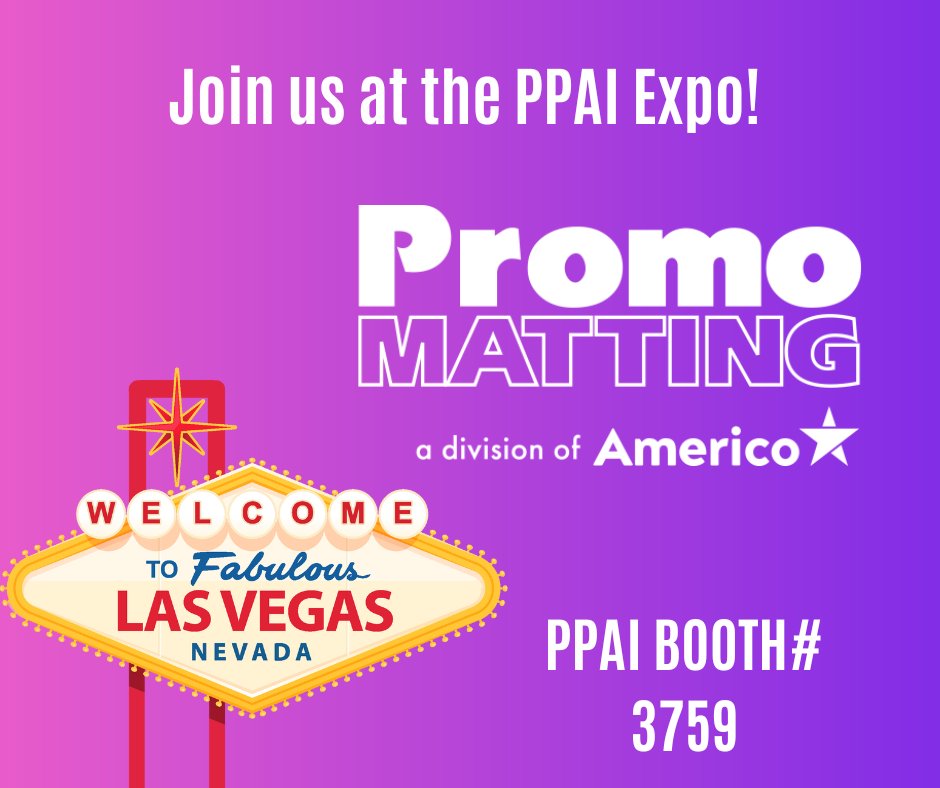 PromoMatting's tweet image. Are you going to the PPAI Expo? Visit our booth for a chance to win our Airpod giveaway! Booth #3759. See you there! #PPAIExpo