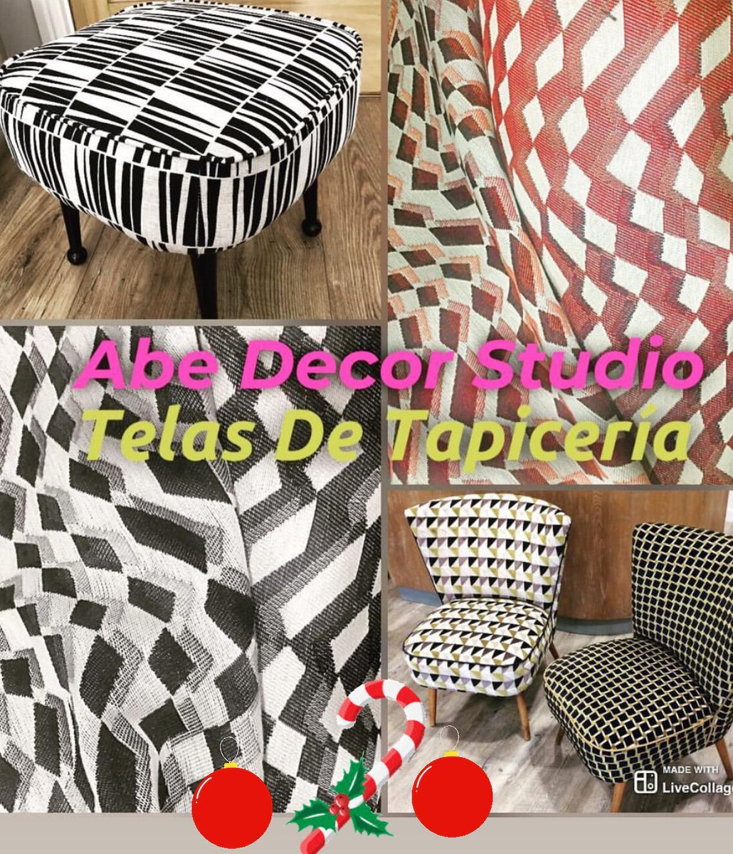 Ya las nuevas #tendencias #telascoloridas #telasestampadas #figurasgeometricas #blancoynegro #magentayblanco #tapizados #diseñosdemuebles #decoracion

#ABEDECORSTUDIO #TIENDADETELAS #CCPASEOLASMERCEDES