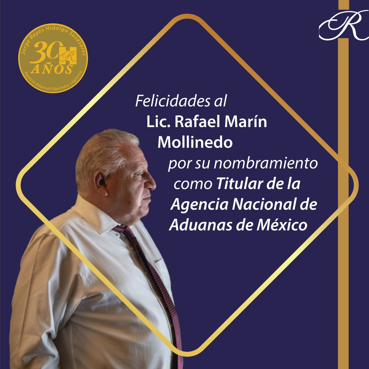 Desde este espacio le deseamos una gestión exitosa en beneficio del desarrollo para el comercio exterior mexicano.
#SomosTuAgenciaAduanal