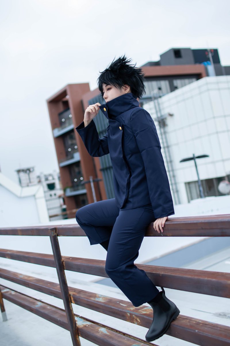 Salmonmdzz's tweet photo. 風很大🤧
#咒術迴戰 #呪術廻戦 #伏黑惠 #伏黒恵 #cosplay https://t.co/EN8YKA8AUD