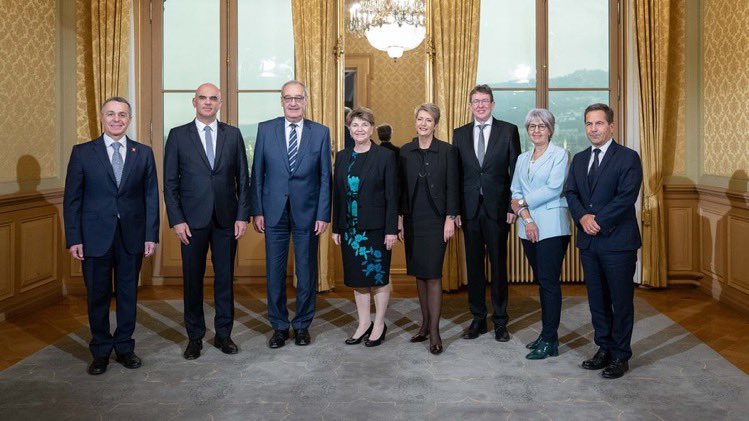 Election day in🇨🇭! Congratulations to our 2 new Federal Councillors Albert Rösti and Elisabeth Baume-Schneider, elected on 7.12. by the Federal Assembly. Also elected: @alain_berset as President of the Swiss Confederation for 2023 #Bundesratswahl22 #ElectionCF #ElezioniCF