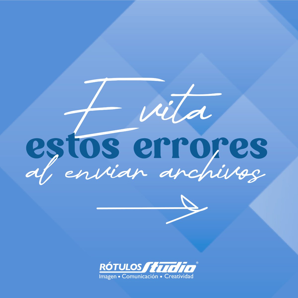 RotulosStudio's tweet image. Para nuestros clientes queremos los mejores resultados. Hoy te enseñamos la mejor forma de compartir tus archivos para evitar errores a la hora de llevarlos a impresión. 
#rótulosstudio #rótulos #rótulosgranada #identidadvisual #logotipos #imagendemarca