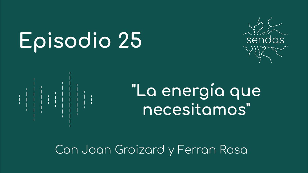La energía que necesitamos | Ep. 25

Con <a href="/j_groizard/">Joan Groizard.</a> del <a href="/IDAEenergia/">IDAE</a> y <a href="/ferranrosa/">Ferran Rosa</a> del <a href="/ibe_goib/">Institut Balear de l'Energia</a>.

🎙️ <a href="/pablorros_/">Pablo Rguez Ros</a>.

🟢 Spotify: open.spotify.com/show/0Xmh86iVi…
🟠 iVoox: go.ivoox.com/sq/1548885
🟣 Apple Podcasts: podcasts.apple.com/ar/podcast/sen…
🟡 <a href="/podcastidae/">Podcastidae</a>: podcastidae.com/sendas/la-ener…