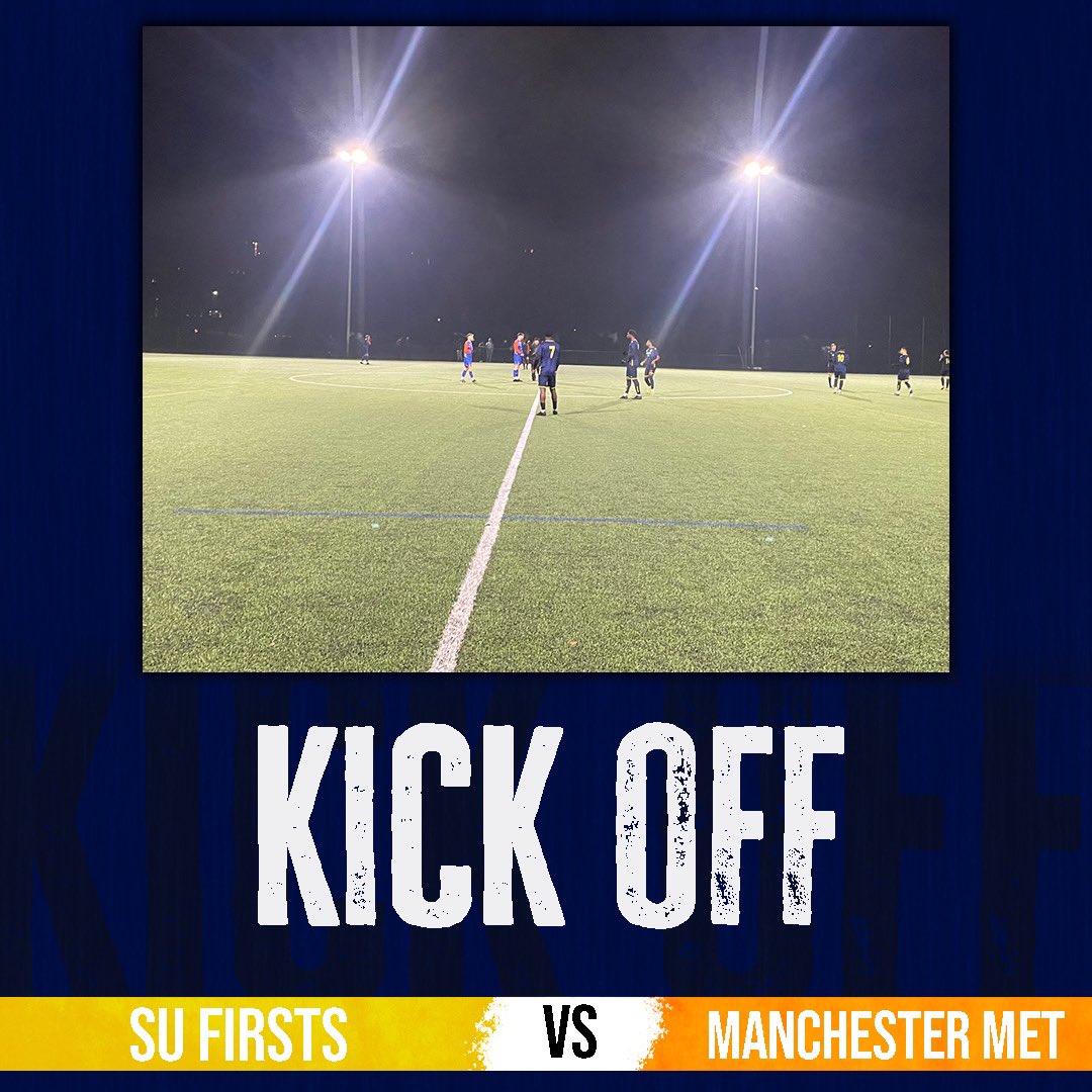 KICK OFF!
Manchester Met get the game started 
🔵🟡Vs🟠