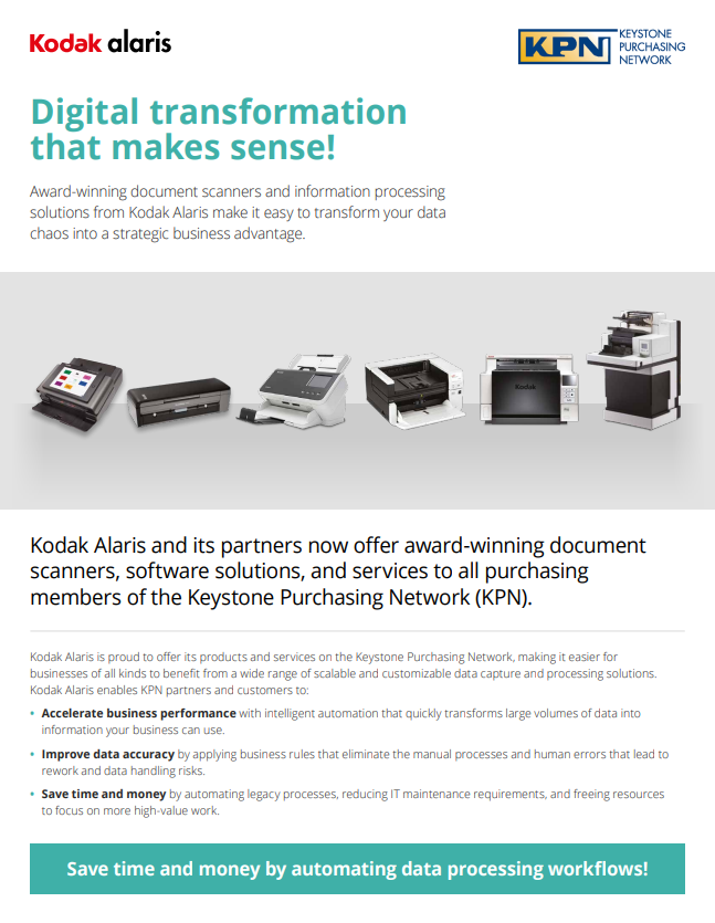 AlarisWorld's tweet photo. Kodak Alaris and its partners now offer award-winning document scanners, software solutions, and services to all purchasing members of the @TheKPN. Learn more ↪️ https://t.co/kISQnGFZlX 
#kpn #documentscanners #recordsmanagement #kodakalaris https://t.co/MJrFF6JuVX