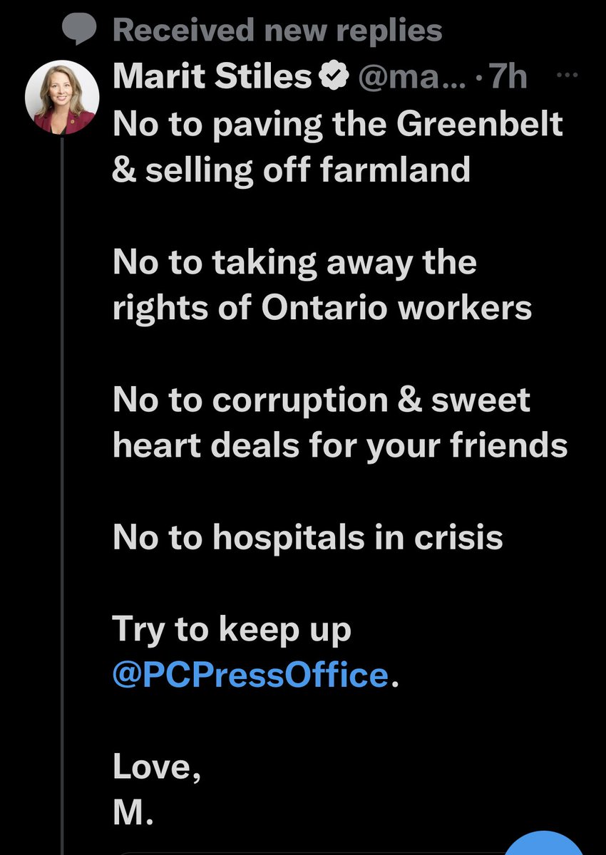 Truth4Ont's tweet photo. @maritstiles @PCPressOffice In other words…#SayNoToDoug https://t.co/VbkXMzloWm